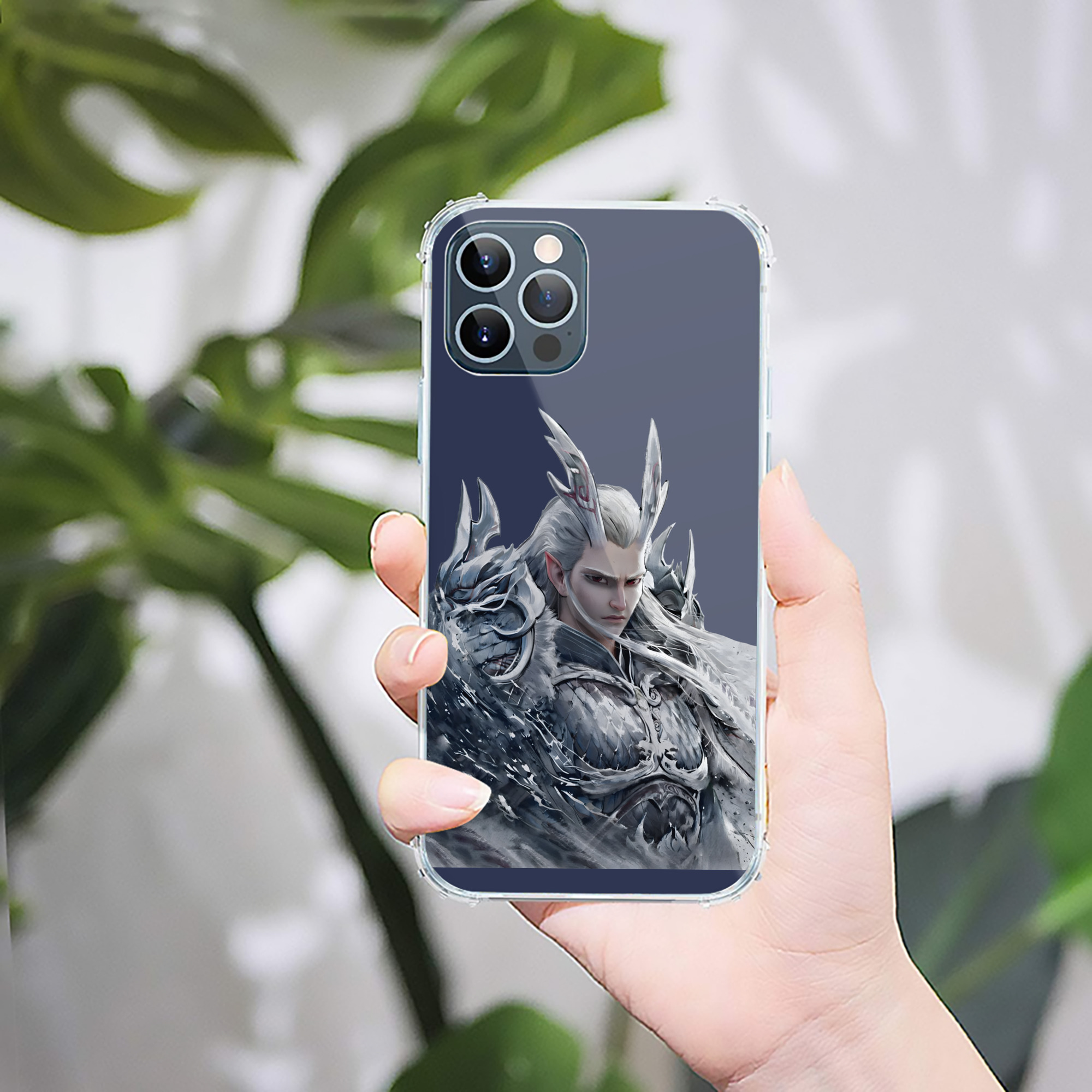 （画像用） Ne Zha 2 ナタ 魔童の大暴れ 【iPhone 12シリーズ対応】透明スマホケース（クリアソフトケース）